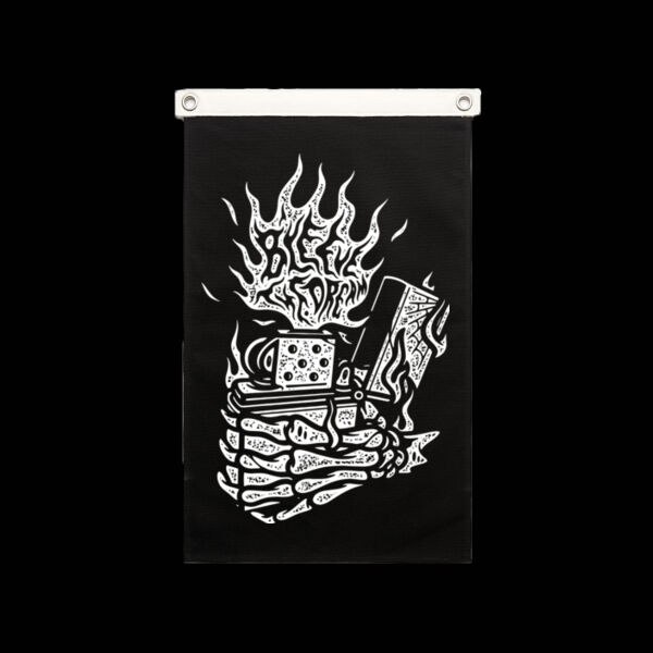 Bleeve The Dream Canvas Flag  Thumbnail